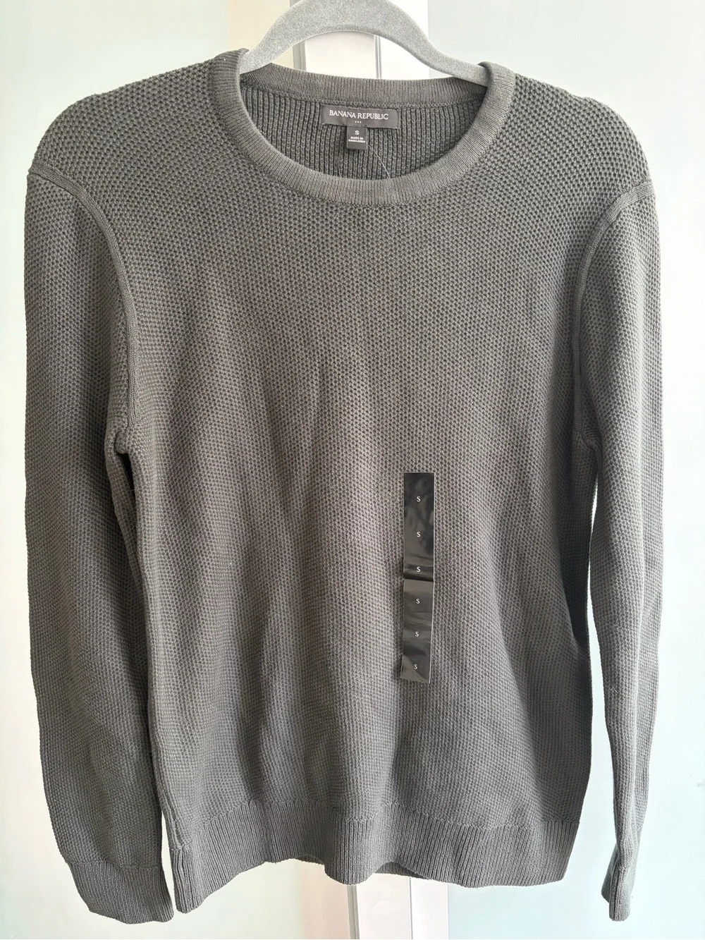 Men's Banana Republic Honeycomb Sweater NWT